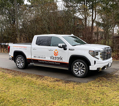 A Vastek work truck